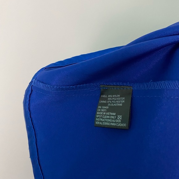 Tahari royal blue dress sz-2 - Picture 6 of 7